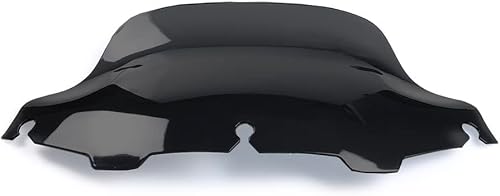 Miniatura 6 de WYNMOTO Parabrisas ondulado negro de 8 pulgadas compatible con Harley Davidson Street Glide Electra Glide Ultra Classic Touring FLHT FLHTC FLHX Tri