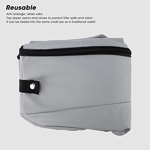 Portable Cat Litter Box Leakage Resistant Convenient Easy to Clean Cat Bowl Outside (S)