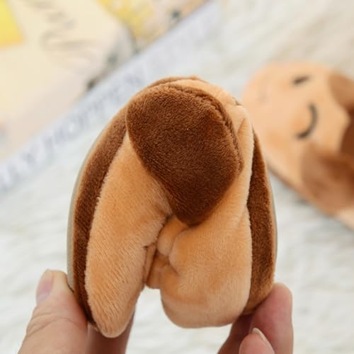 Annnowl Boys Slippers Winter Warm Shoes for Toddlers(11-12 Toddler, Brown Puppy) Annnowl Boys Slippers Winter Warm Shoes for Toddlers(11-12 Toddler, Brown Puppy) - Image 2