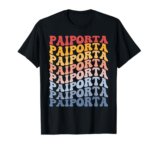 Paiporta City Groovy Retro Camiseta