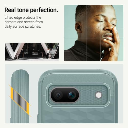 Image of Caseology Parallax for Google Pixel 8a Case 5G [3D Ergonomic Design](2024) - Sage Green