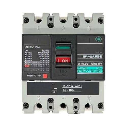 Disjoncteur 5X-125M 32A tripolaire pour stopper les surcharges instantanément