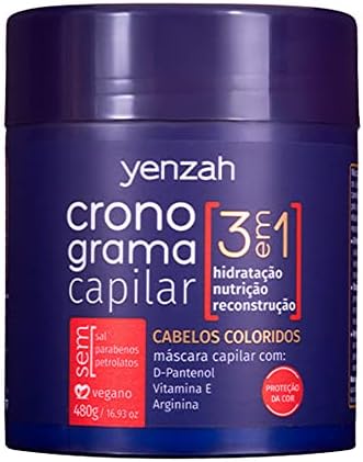 Yenzah - YENZAH - CRONOGRAMA 3 EM 1 - MÁSCARA COLORIDOS