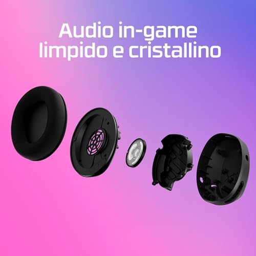 Cloud Stinger II Core, Cuffie da Gaming, Connessione Cablata a 3,5 mm, Audio Immersivo, Telaio in Plastica, Cuscinetti in Memory Foam Rivestiti in Tessuto, Adatto per PC, PS4 e PS5, Nero - Cuffia gaming - Immagine 8