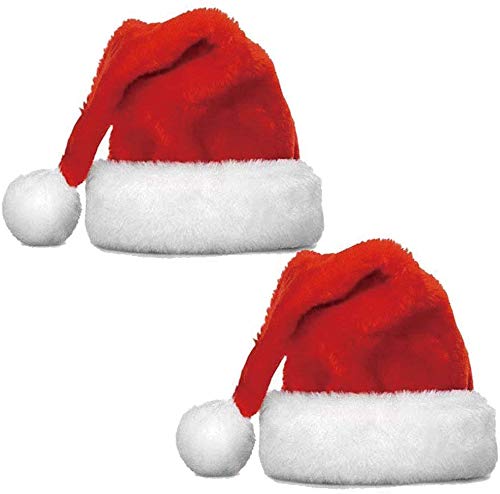 Photo 1 of 2 ITEMS  2 PCS Christmas Santa Adult Hats, BUNDLE