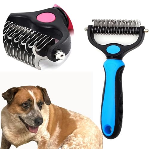 Desembolador Removedor Pelos Cães Gatos Subpelos Esvoca Dupla 26 Dentes Modelo Profissional Premium