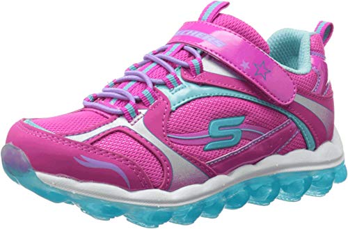 Skechers Kids Air Athletic Sneaker,Pink/Blue,11 M US Little Kid