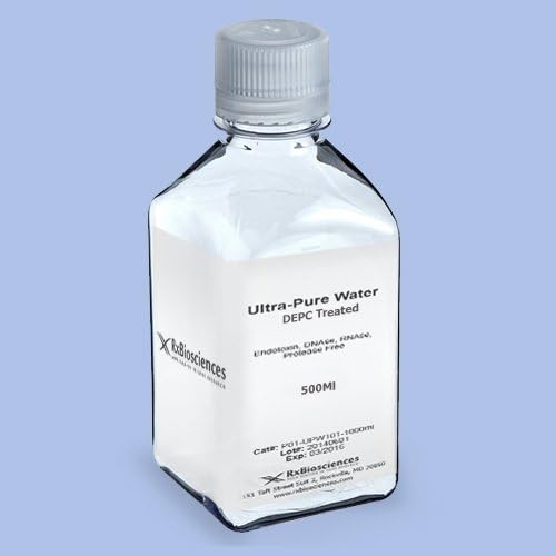 Ultra Pure Water, DEPC Treated 500ml, DNAse, RNAse and protease Free