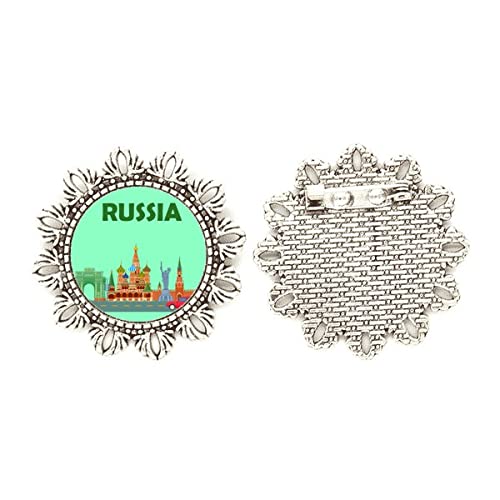 Broche de plata Kremlin para personalizar tu americana en eventos urbanos