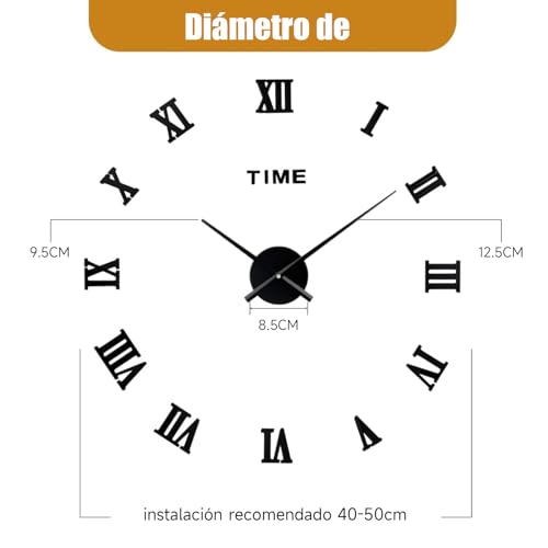 Mejores comprativas On-line Reloj de pared 3d los más recomendados. 3 Imagen adicional