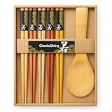 JapanBargain Brand Japanese Chopsticks Gift Set Rice Paddle Included