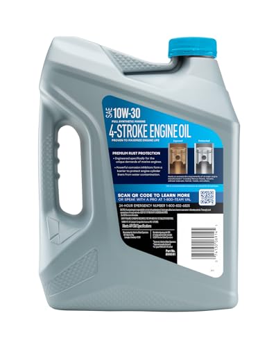 Image of Valvoline 4-Stroke Marine Full Synthetic Engine Oil 1 Gallon