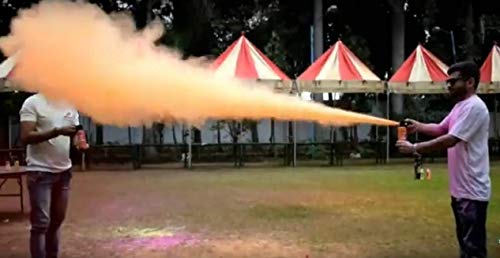 Image of Tota Mini Thunder Blaster Holi Gulal Spray Holi Color Powder (Pack of 4, Yellow, Pink, Orange, Green)