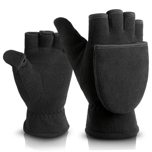 Guantes sin dedos para hombre en invierno: calidez y libertad para ciclismo y deporte