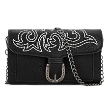 Montana West Small Crossbody Purse with Chain Strap Western Designer
Clutch and Handbags for Women