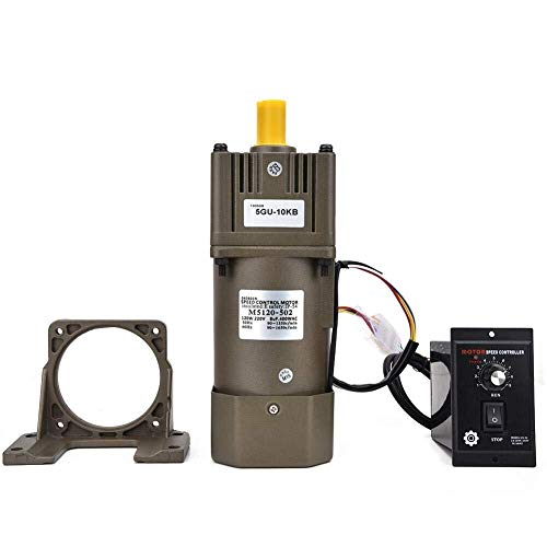 MOZUSA Ajustable Motor motorreductor AC 120W, M5120-502 220VAC 50 / 60Hz monofásico...