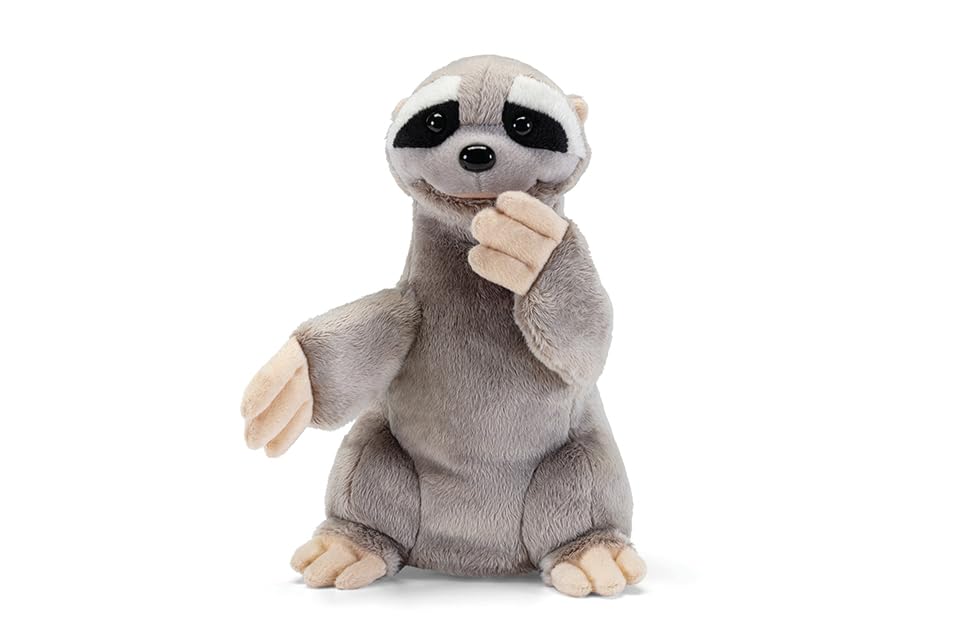 Marionetta Bradipo | Animali peluche idea regalo | 18x29x23 cm taglia S | Marionette | modello 28393