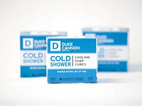 Duke Cannon Cold Shower Cooling Soap Cubes, 7 Ounce