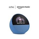 Echo Spot | Azul + 4 meses de Amazon Music Unlimited GRATIS