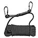 QHY 10MM Corda da Arrampicata All'aperto Corda per Arrampicata Statica Corda di Sicurezza per Arrampicata con Moschettone Asciugatura Corda Vestiti (Color : Noir, Size : 60m*10mm)