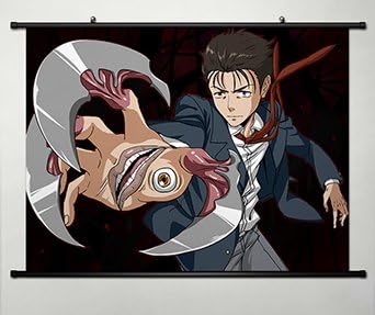 Parasyte Wall Scroll Poster Fabric Painting for Anime The Maxim Izumi Shinichi 003