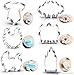 Baby Shower Cookie Cutter Set-6 Piece-3 Inches-Onesie, Bib, Bottle, Baby Carriage, Square and Oval Plaque Cookie Cutters Molds.