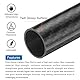 QUARKZMAN 1 Stück Carbon Fiber Tube 16 x 18 x 330mm Glossy Surface Rod 3K Roll Wrapped Pure Carbon Round Tubing für RC Airplane Multicopter