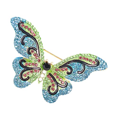 Broche de Papillon de Fleurs Épingle Décorative Cadeau Idéal Femme