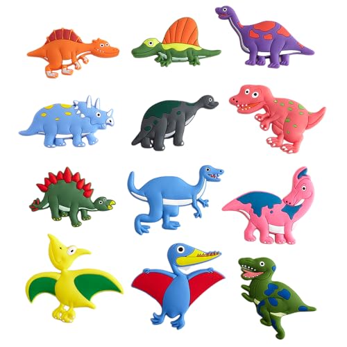 12 imanes decorativos de dinosaurio para frigorífico