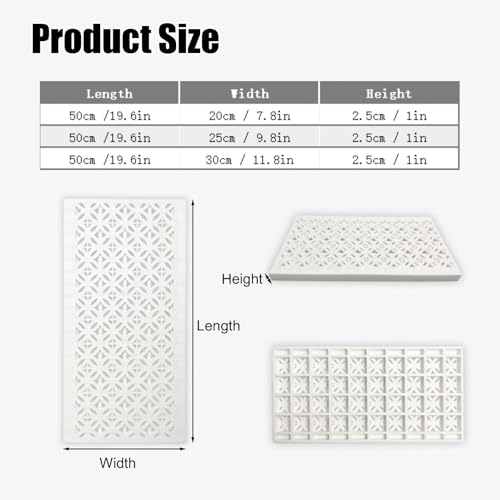 Couverture de grille d'égout durable et résistante au piétinement pour cour et allée - 4