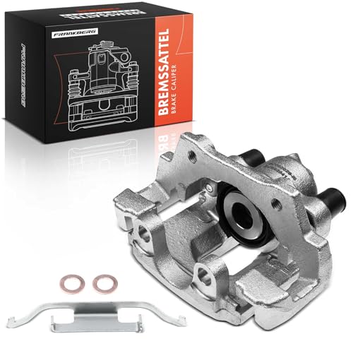 Frankberg Bremssattel Bremszange Hinten Links mit Halter (Lochabstand Halterung 76.2mm) Kompatibel mit 3er E46 Z4 Coupe E86 Z4 R.o.a.d.s.t.e.r E85 Replace# 34211165034