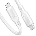 Produktbild Spigen DuraSync USB C auf USB C Kabel 1m 100W PD Power Delivery Cotten Braided USB 3.0 Ladekabel Kompatibel mit MacBook Pro Air iPad Pro Galaxy S20 S10 S9 Note 20 10 9 Plus A Serie und mehr