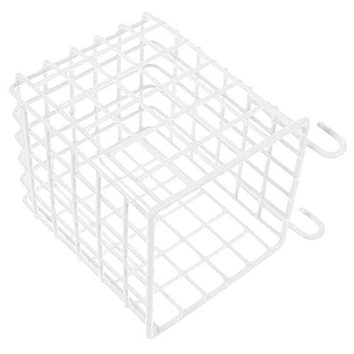 MOLUCKFU Wire Hanging Basket Storage Rack Iron Kitchen Organizer for over The Door Cabinet Sturdy Multi-functional Basket for Utensils Toiletries Simple Design Finish