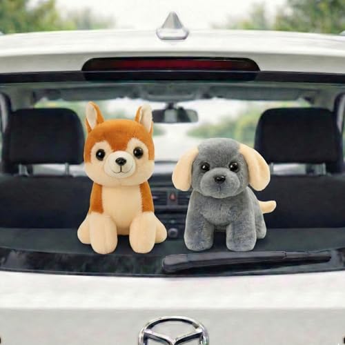 Image of Tabitha Stuffed Toys-Ultra Soft Plush Toy for Kids | Birthday Gifts for Kids and Girls | (Combo of 2 Toys 25 Cm Sandal Cat & 25 Cm Grey Dog)