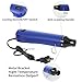 Heat Gun, 110V 300W Handed Hot Air Gun for Crafting, 3.28FT Ultra-Long Cable Portable Heat Gun with Stand and Power Cord for Shrinking Wrapping PVC, DIY Embossing and Drying Paint (Blue)