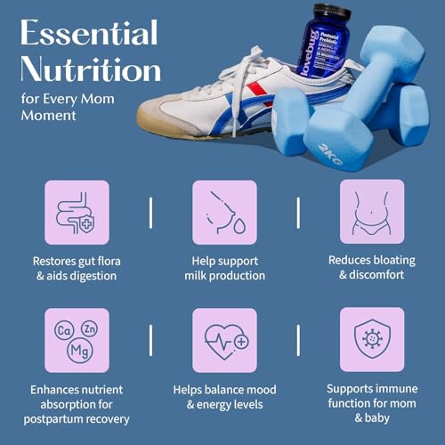 Lovebug Postnatal Probiotics - 20 Billion CFUs Multi Strain for Breastfeeding -with Fenugreek, Milk Thistle & Fennel,Supports Breast Milk & Gut Health, Postpartum Essentials, 30 Capsules - Image 4