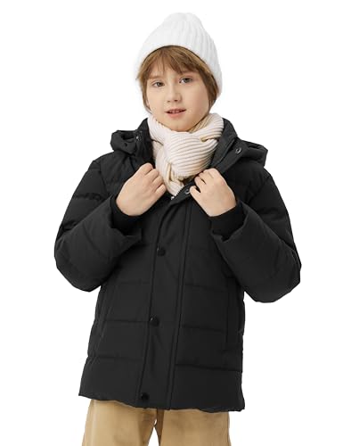 wantdo Boys' Winter Coat Waterproof Puffer Jacket Warm Parka Waterproof with Hood3