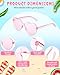 Kanayu 12 Pcs Mixed Style Rimless Sunglasses Retro Party Favors Eyewear for Bachelor Party Photoshoot Costume Accessories (Colorful)