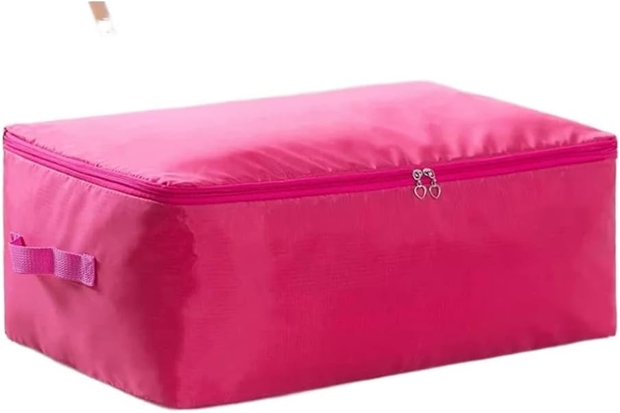 JSEIAJB 2Pcs Quilt Storage Bag Closet Organizer 130g Wrap Clutter Storage Bag Zip Lock Bag Luggage Organizer(58x38x22cm)