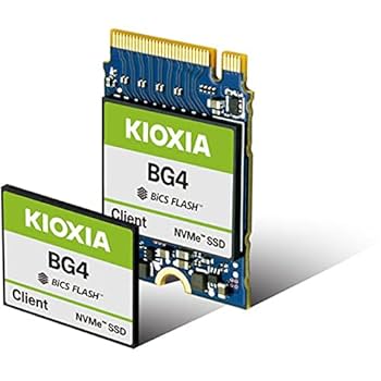 キオクシア BG4 1TB 2230 SSD PCIe NVMe Gen3x4 Kioxia SSD 1TB BG4 M.2 2230 30mm KBG40ZNS1T02 NVMe PCIe Gen3