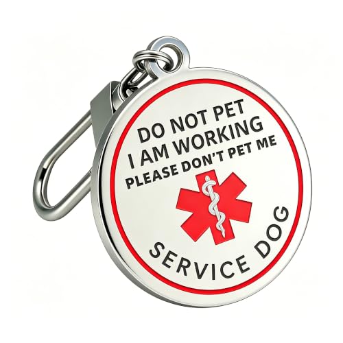 Do Not Pet Tag Easily Attach to Dog Collar...