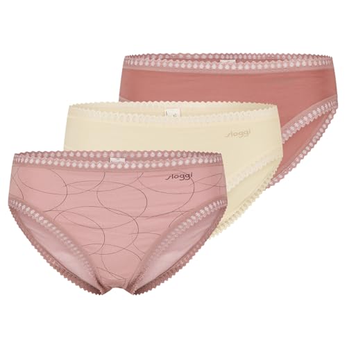 Sloggi Go Crush High Leg C3p Calzoncillos, Multiple Colours 2, L (Pack de 3) Mujeres