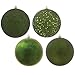 Vickerman 484982-6 Moss Green Assorted Ball Christmas Tree Ornaments (Set of 4) (N591564DA)