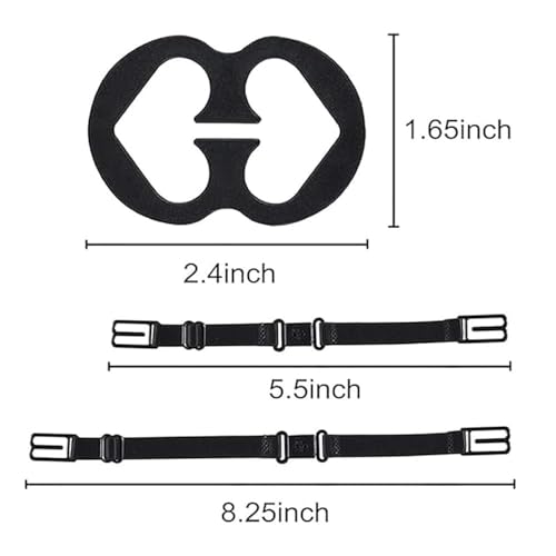 Image of Bra Strap Clips,12 Bra Clips and Bra Straps Holder Women's Black,White,Beige for Full Cup Size