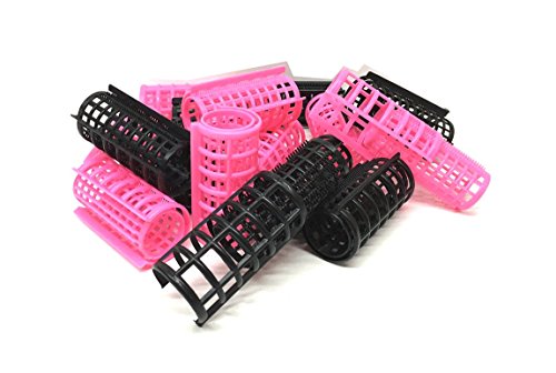 Plastic DIY Grip Cling Hair Roller Curler Clips Hair Styling Hairdressing (Medium)