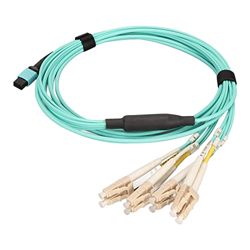 Cabo de remendo de fibra, cabo de fibra óptica Gigabit de 3m de espessura de PVC LSZH OM3 para switc
