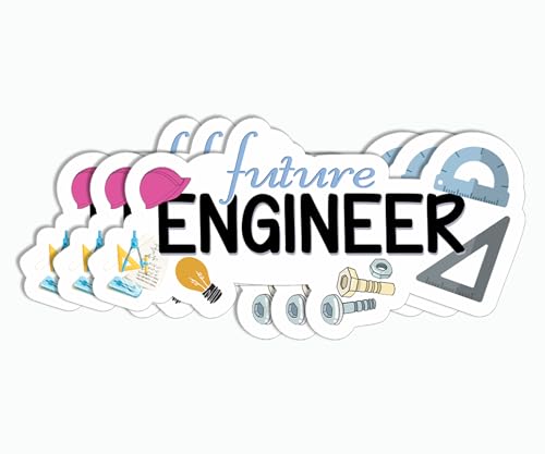 3Pcs Future Engineer Sticker - Funny - Engineering Major - Cute- Sticker for Water Bottle - Mug - Laptop - Notebook - Luggage