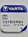 Produktbild VARTA Knopfzelle Silberoxid - Uhrenbatterie "V319" VARTA, 16mAh, 1,55V, 1er Blister