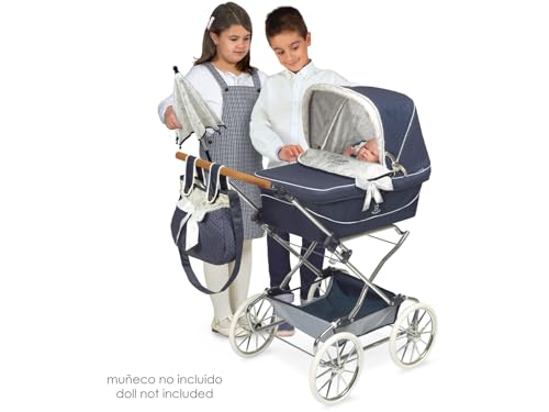Reborn Faltbarer Puppenwagen mit Regenschirm DeCuevas Toys 82044 – Bild 4