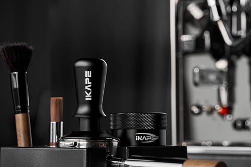 Image of IKAPE 8-IN-1 51MM Espresso Tool Set, Coffee Tamper & Distributor Kit with Magnetic Funnel, Puck Screen, Tamper Station, WDT Tool, Cleaning Brush & Towel for Home Barista